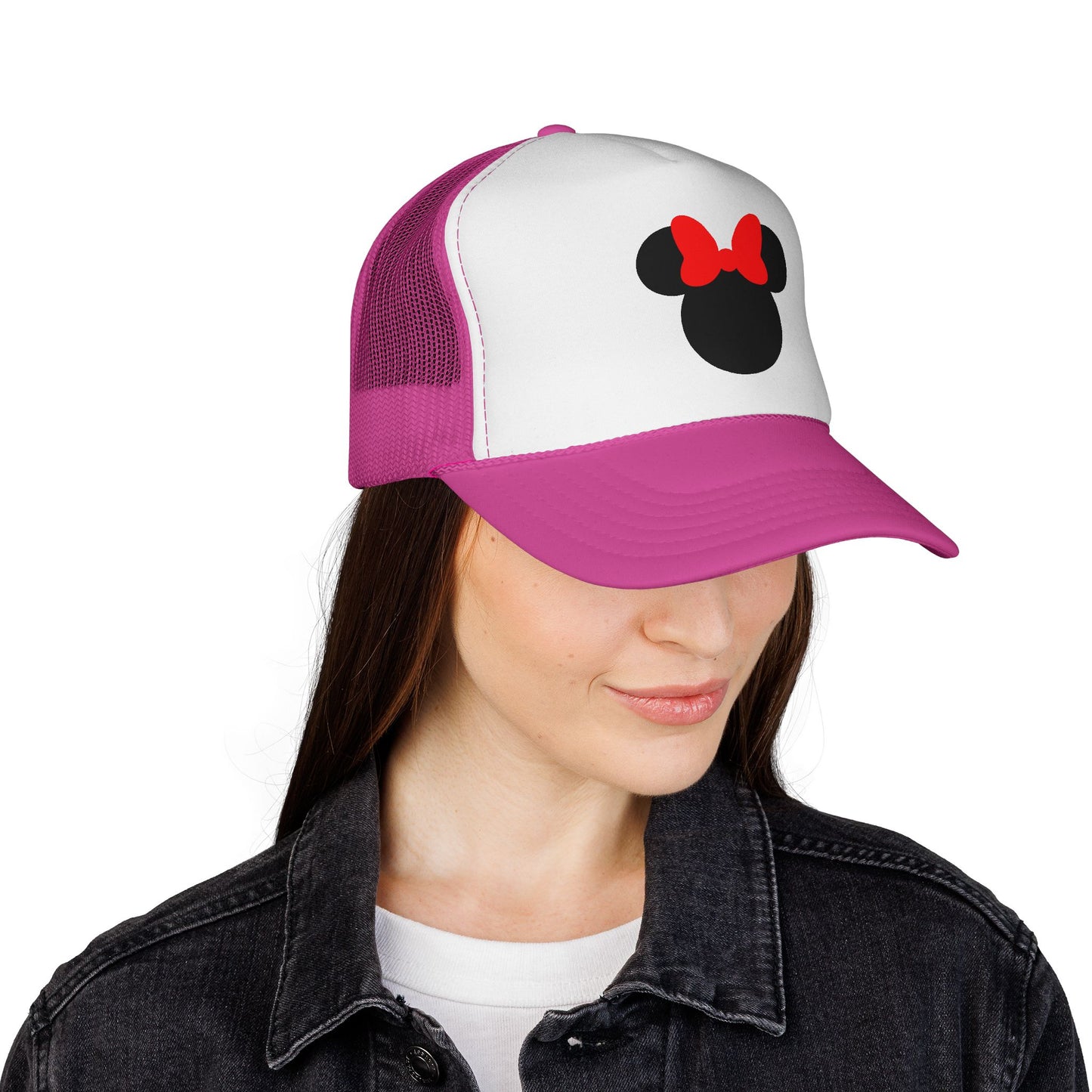 Mouse Silhouette; Trucker Cap