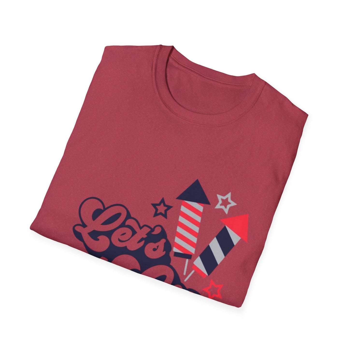 Let's Get Lit Fireworks T-Shirt — 4th of July Patriotic Party Tee