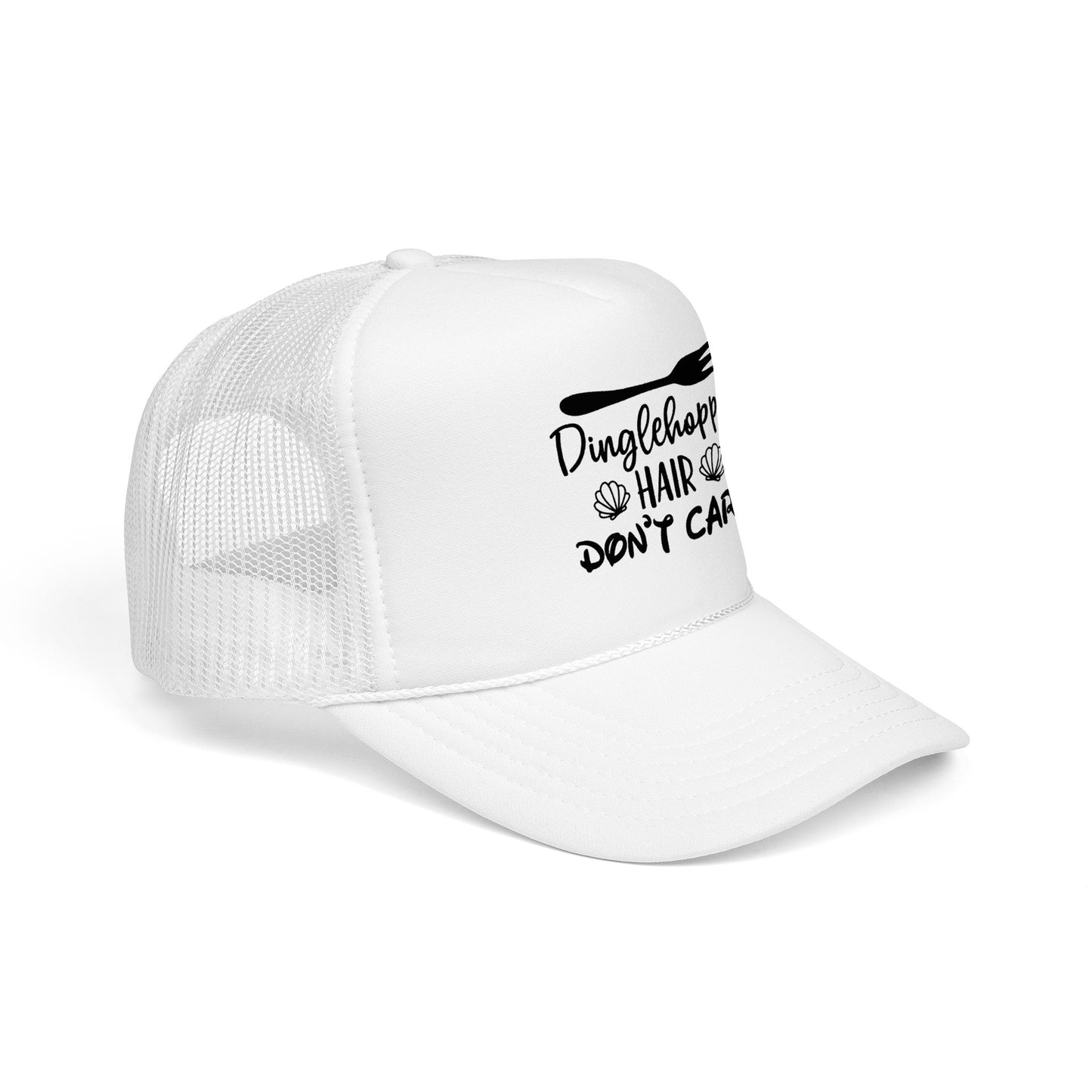 Dinglehopper Hair Don't Care; Trucker style hat
