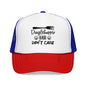 Dinglehopper Hair Don't Care; Trucker style hat