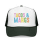 Trucker Hat — "Tacos & Margs" Colorful Retro Foam Mesh Cap