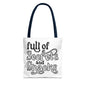 Tote Bag — "Full of Secrets and Snacks" Phrase Tote