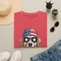 Patriotic Golden Retriever T‑Shirt — American Flag Dog Graphic Tee (4th of July)