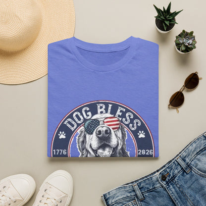 Dog Bless America T-Shirt — Patriotic Dog Graphic Tee ("Dog Bless")