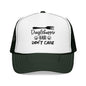 Dinglehopper Hair Don't Care; Trucker style hat