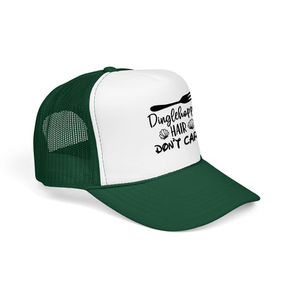 Dinglehopper Hair Don't Care; Trucker style hat