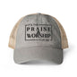 It's Praise and Worship | Women's Washed Mesh-Back Cap