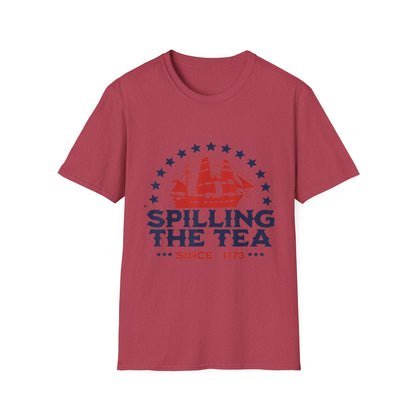 Spilling the Tea Since 1773 Tee — Revolutionary Boston Tea Party Ship T-Shirt