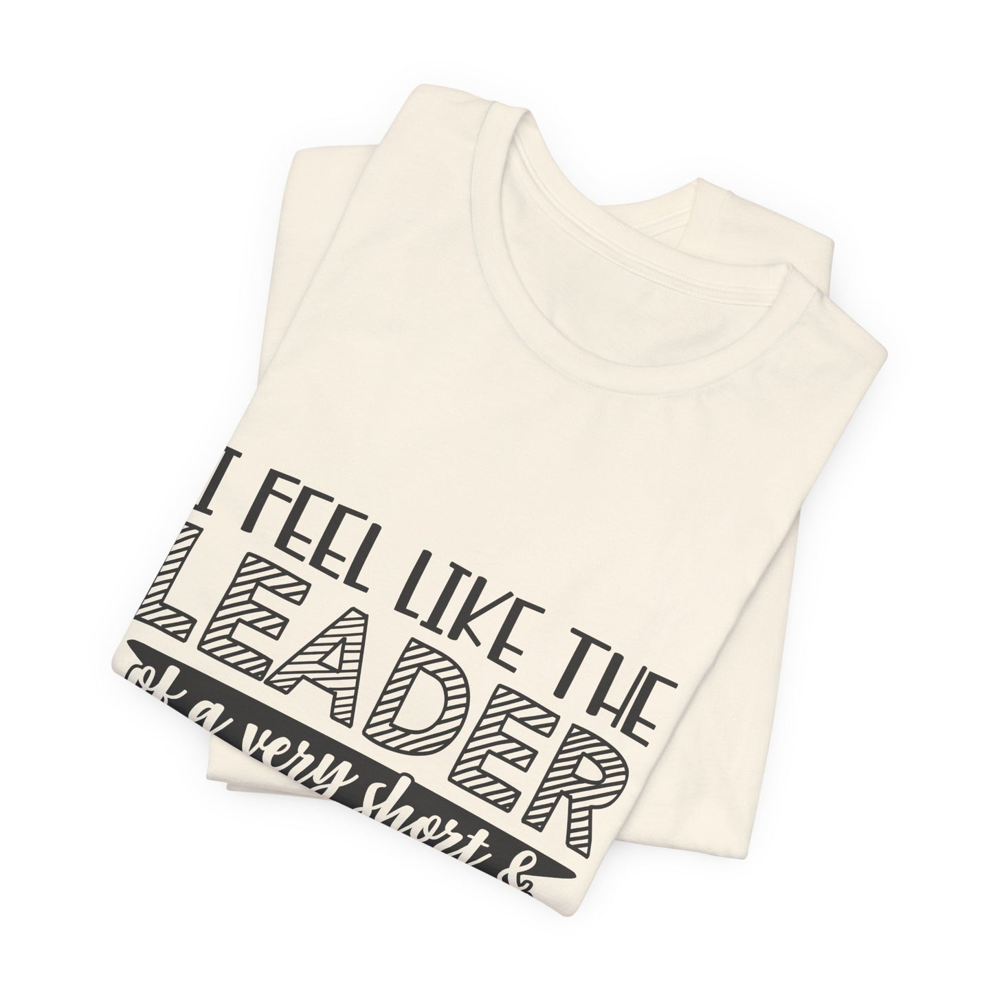 I Feel Like The Leader of a Very Short & Needy Gang T-Shirt | Funny Quote Tee