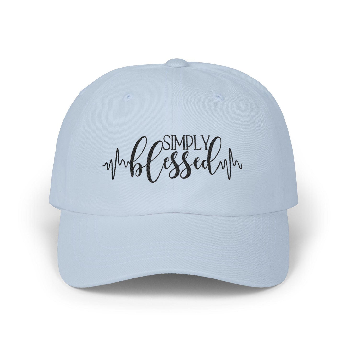 Simply Blessed Dad Baseball Cap: Soft Cotton, Unstructured - Vintage Buckle