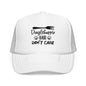 Dinglehopper Hair Don't Care; Trucker style hat