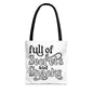 Tote Bag — "Full of Secrets and Snacks" Phrase Tote