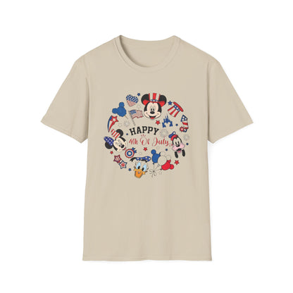 4th of July Mickey T-Shirt — Happy 4th of July Patriotic Disney Tee