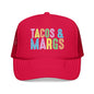 Trucker Hat — "Tacos & Margs" Colorful Retro Foam Mesh Cap