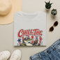 Chill The Fourth Out T‑Shirt — Retro Alligator Patriotic 4th of July Tee