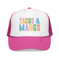 Trucker Hat — "Tacos & Margs" Colorful Retro Foam Mesh Cap