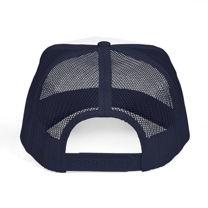Mouse Silhouette Trucker | Black White Minimalist Cap