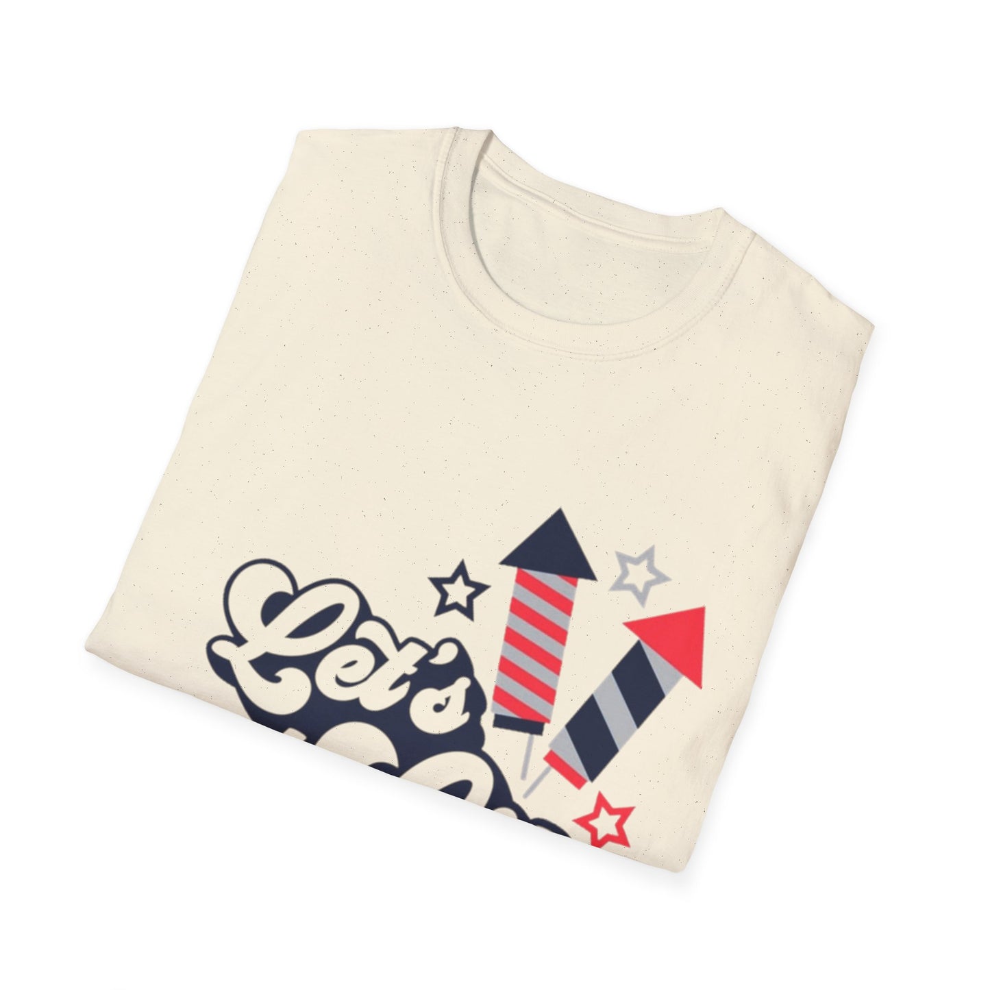 Let's Get Lit Fireworks T-Shirt — 4th of July Patriotic Party Tee