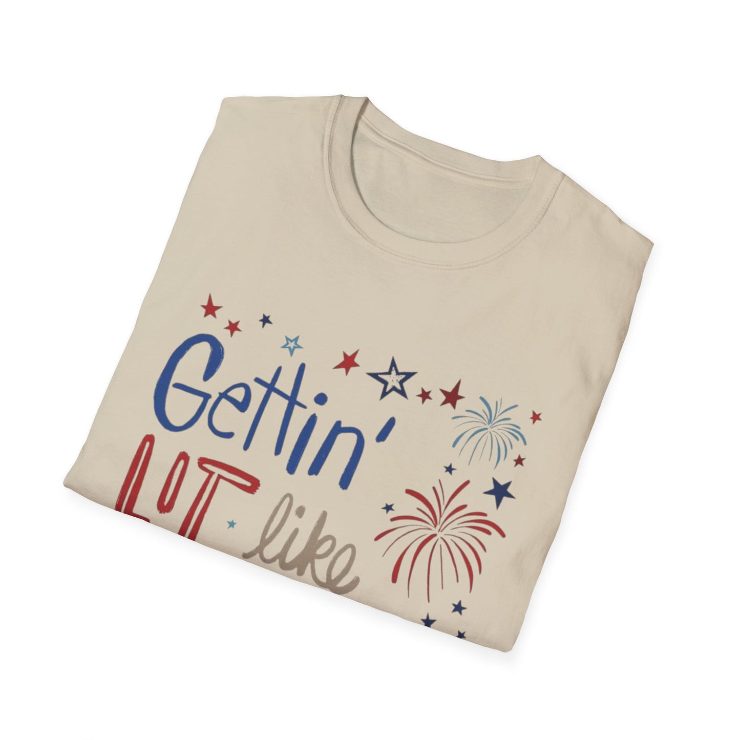 Gettin' Lit Like It's 1776 T-Shirt — Patriotic 4th of July Fireworks Tee