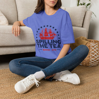 Spilling the Tea Since 1773 Tee — Revolutionary Boston Tea Party Ship T-Shirt