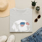 Patriotic Dog Tee — ‘Merica Sunglasses American Flag T-Shirt