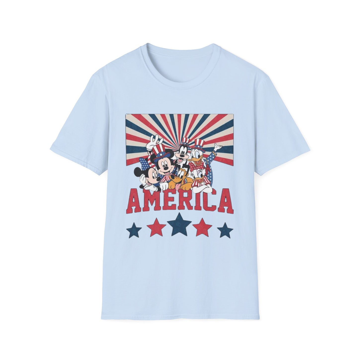 America Mickey & Friends Patriotic T-Shirt