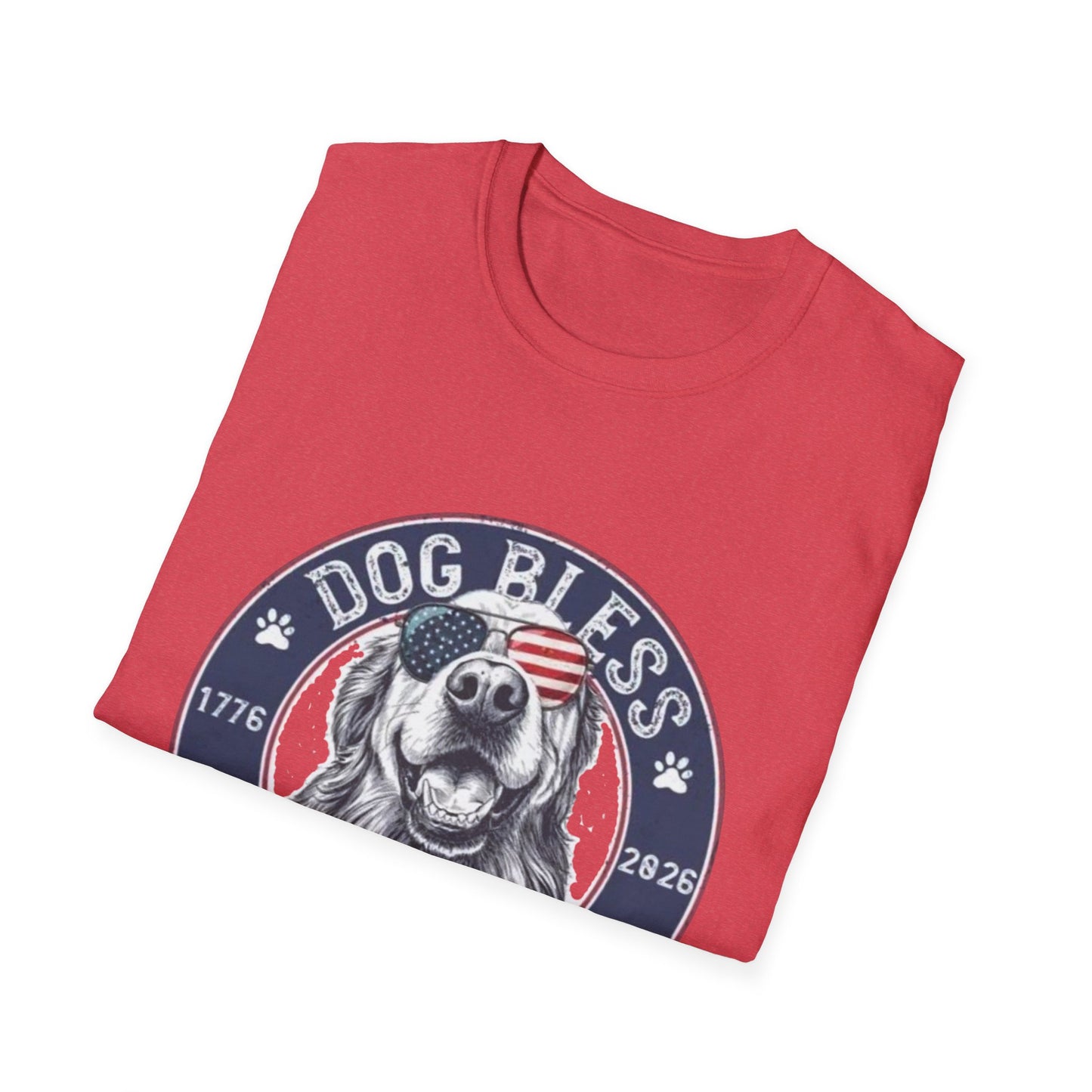 Dog Bless America T-Shirt — Patriotic Dog Graphic Tee ("Dog Bless")