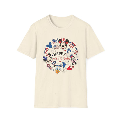 4th of July Mickey T-Shirt — Happy 4th of July Patriotic Disney Tee
