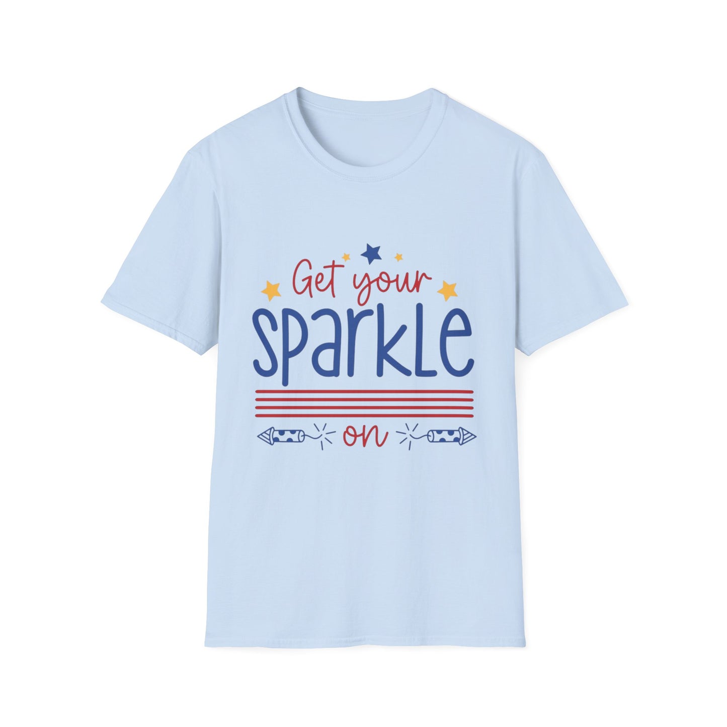 Get Your Sparkle T-Shirt — Patriotic Stars Graphic Tee
