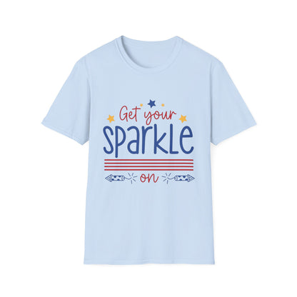 Get Your Sparkle T-Shirt — Patriotic Stars Graphic Tee