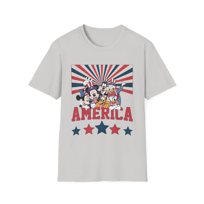 America Mickey & Friends Patriotic T-Shirt