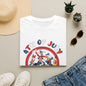4th of July T-Shirt — Vintage Cartoon Patriotic Design