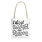Tote Bag — "Full of Secrets and Snacks" Phrase Tote
