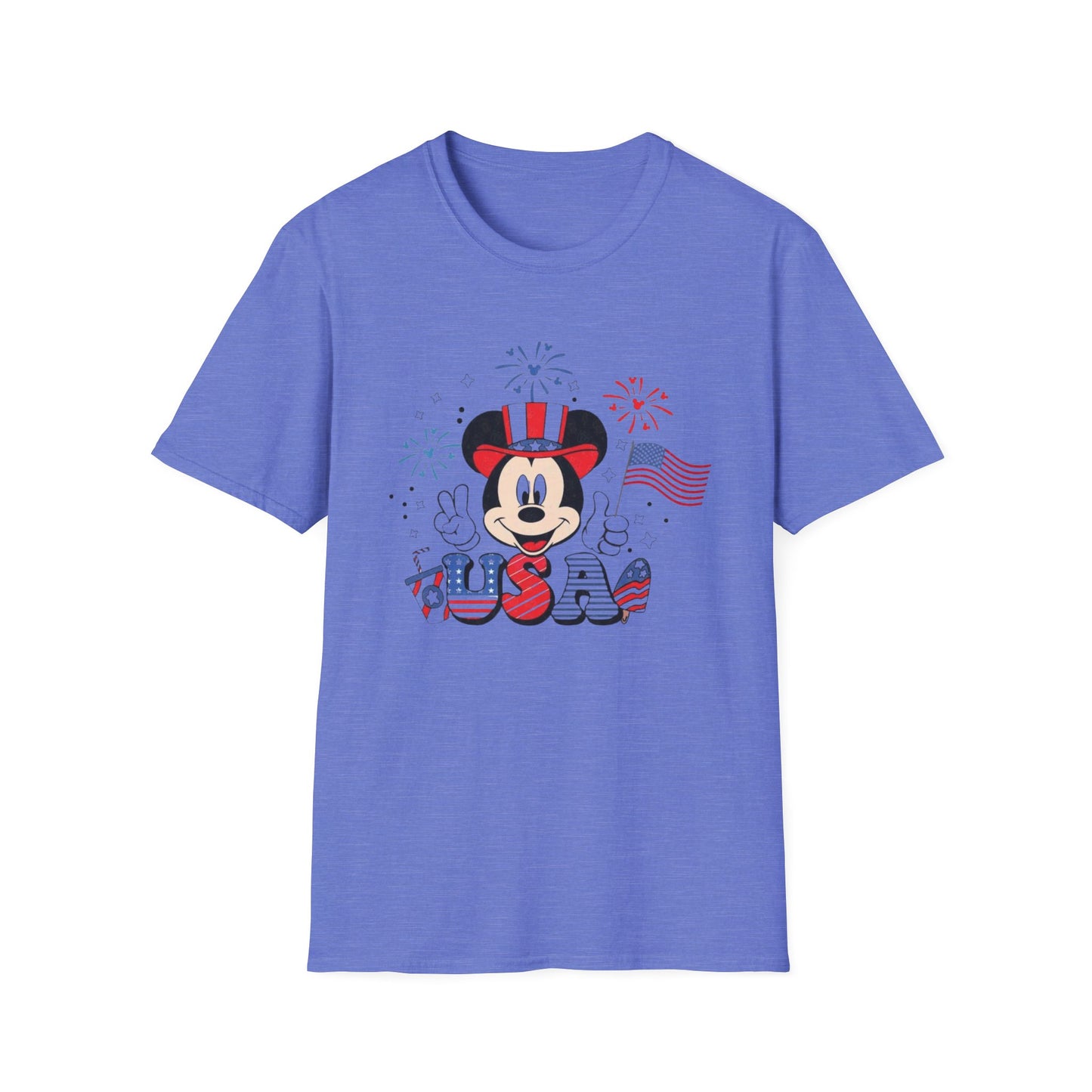 Patriotic Mickey USA T-Shirt — Fourth of July Fireworks Tee
