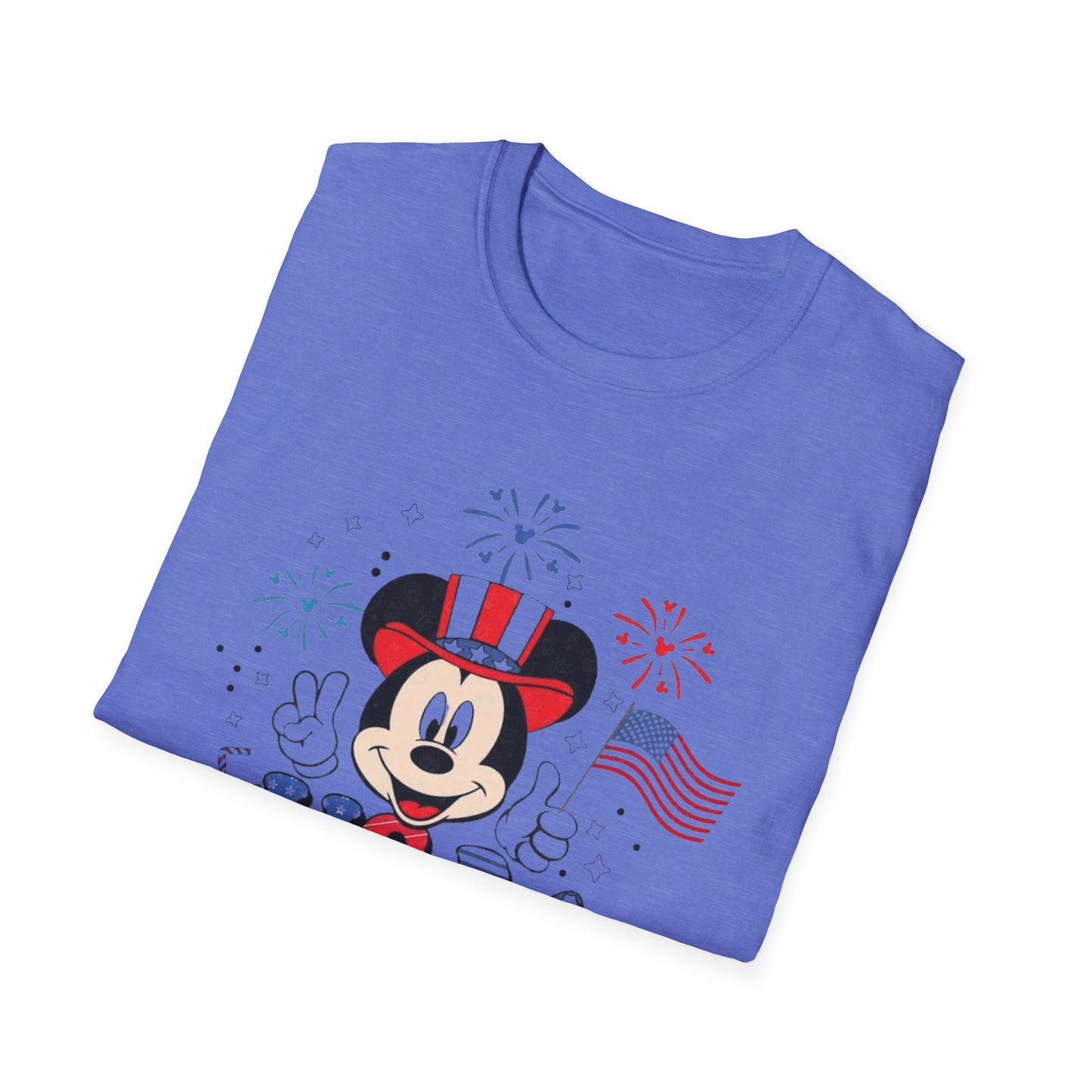 Patriotic Mickey USA T-Shirt — Fourth of July Fireworks Tee