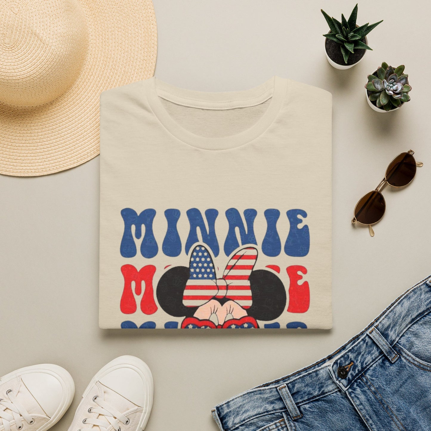 Minnie Patriotic Graphic T-Shirt
