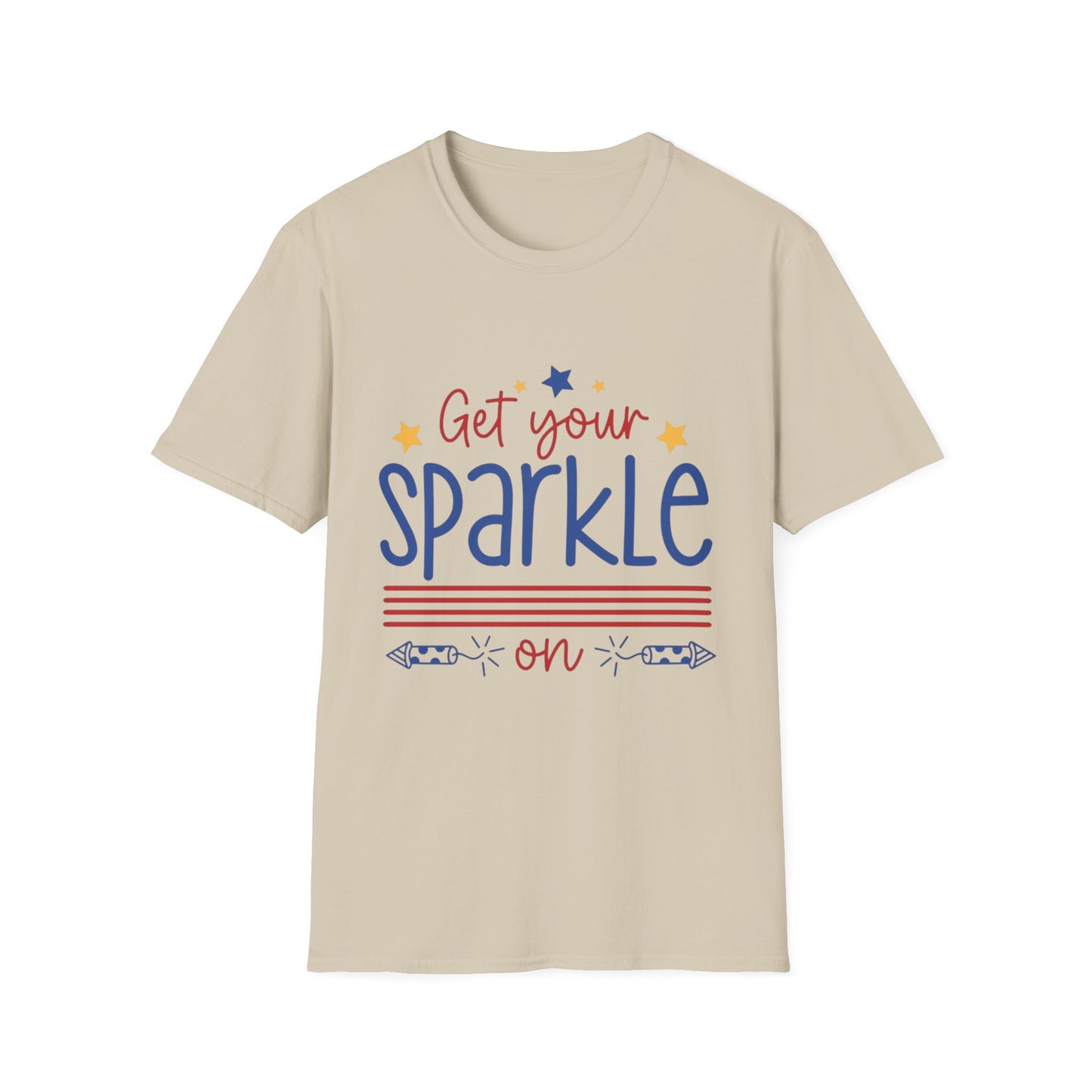 Get Your Sparkle T-Shirt — Patriotic Stars Graphic Tee