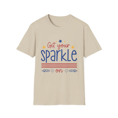 Get Your Sparkle T-Shirt — Patriotic Stars Graphic Tee