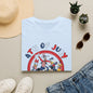 4th of July T-Shirt — Vintage Cartoon Patriotic Design