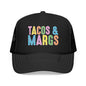Trucker Hat — "Tacos & Margs" Colorful Retro Foam Mesh Cap