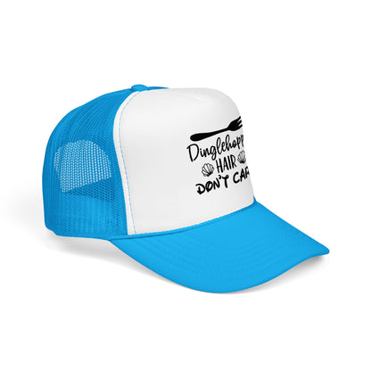 Dinglehopper Hair Don't Care; Trucker style hat