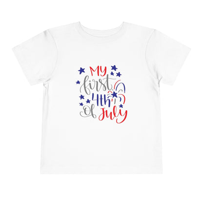 My First 4th of July Toddler Tee