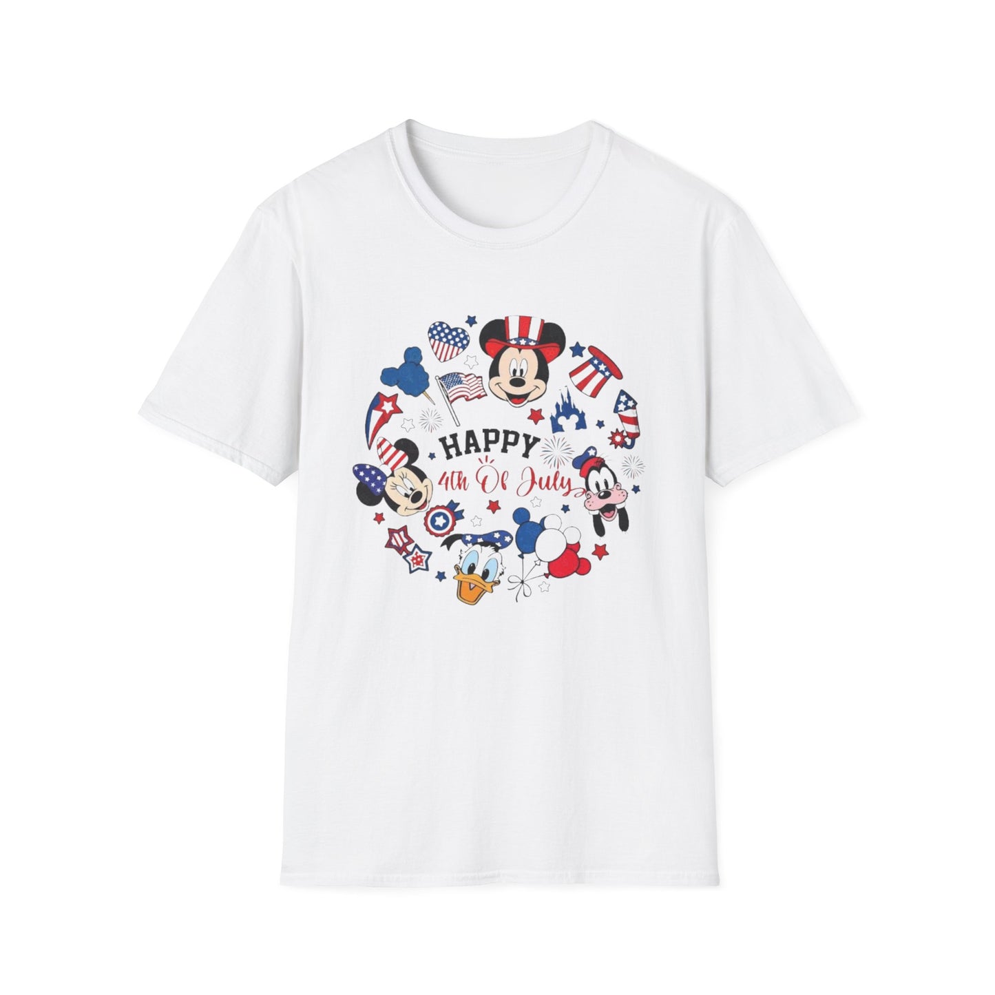 4th of July Mickey T-Shirt — Happy 4th of July Patriotic Disney Tee