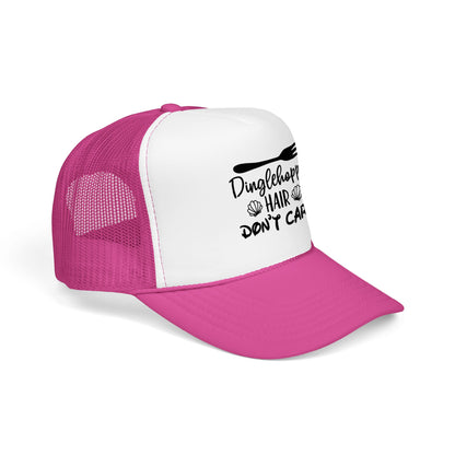 Dinglehopper Hair Don't Care; Trucker style hat