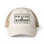 It's Praise and Worship | Women's Washed Mesh-Back Cap
