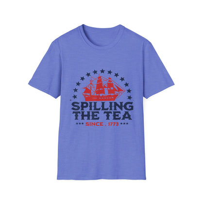 Spilling the Tea Since 1773 Tee — Revolutionary Boston Tea Party Ship T-Shirt