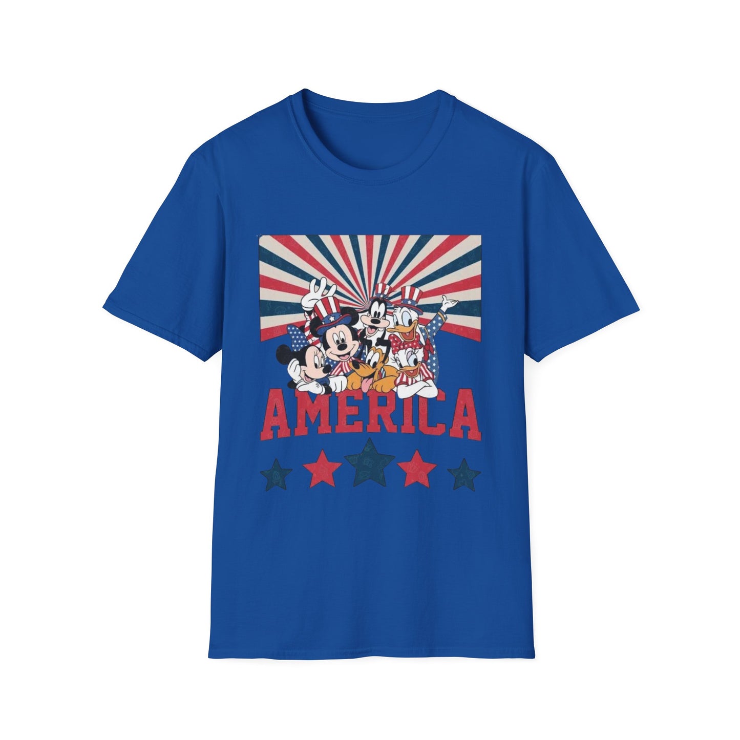 America Mickey & Friends Patriotic T-Shirt
