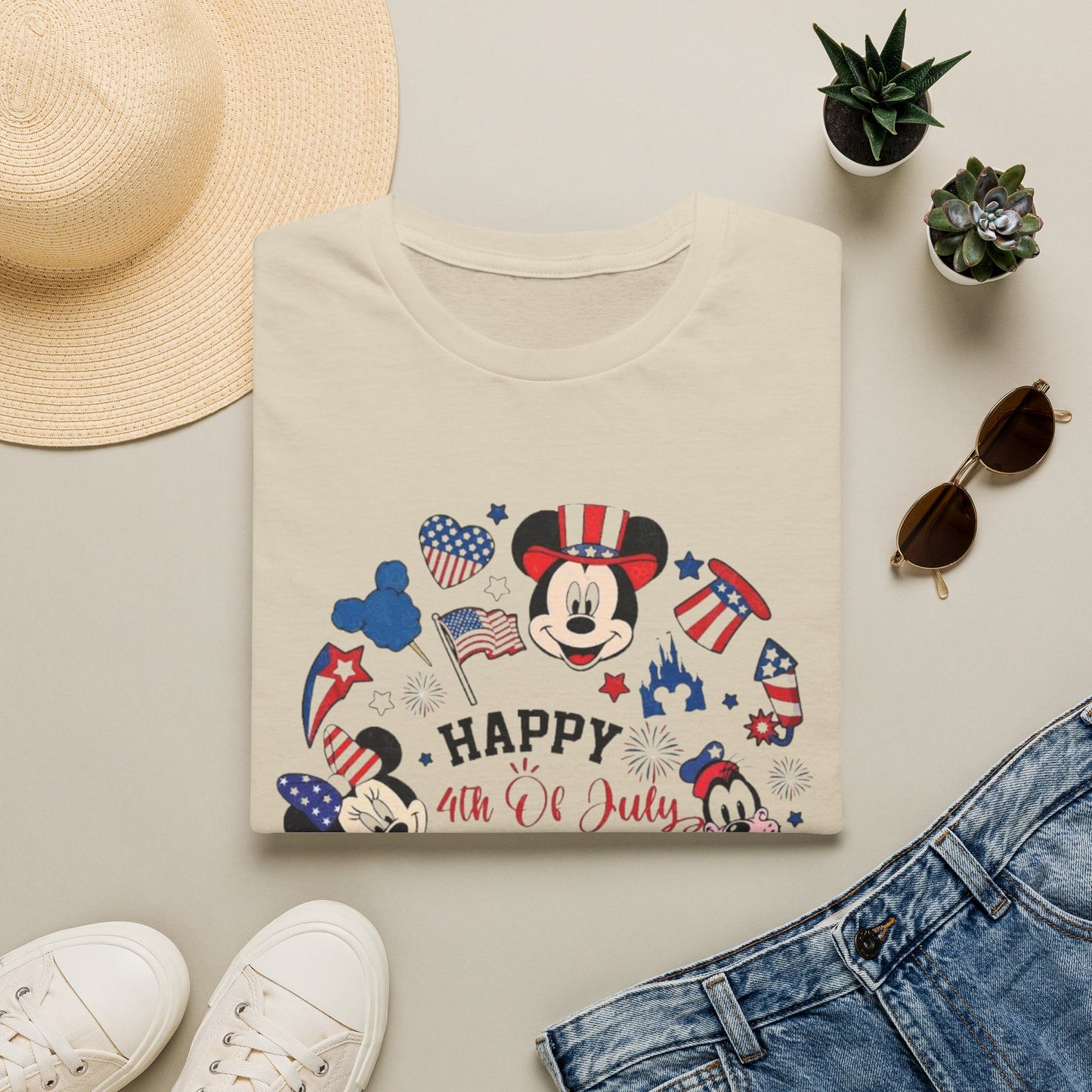 4th of July Mickey T-Shirt — Happy 4th of July Patriotic Disney Tee