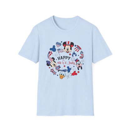 4th of July Mickey T-Shirt — Happy 4th of July Patriotic Disney Tee