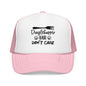 Dinglehopper Hair Don't Care; Trucker style hat